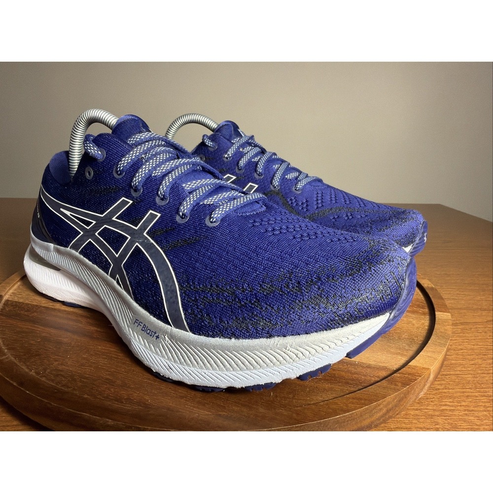 Asics Gel-Kayano 29 Women 10 Running Shoes Blue White Athletic 1012B272 - Picture 6 of 16